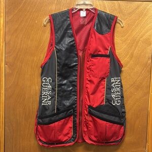 Caesar Guerini Red and Black Shooting Vest